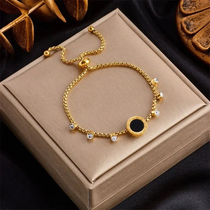 Bracelets chic avec pendentif– Acier Titane