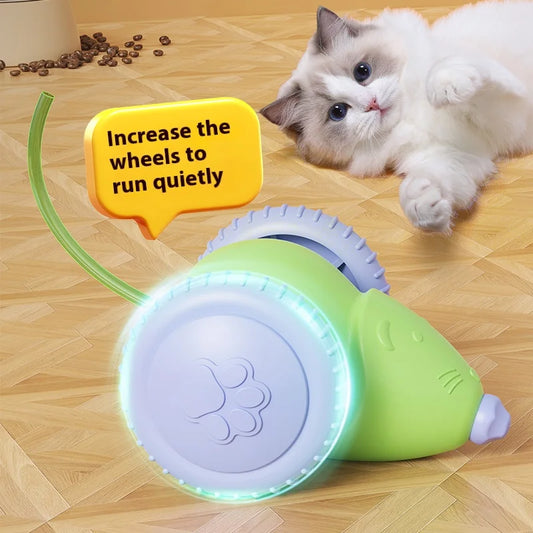 👉 Jouet interactif pour chat – Souris électrique rechargeable
