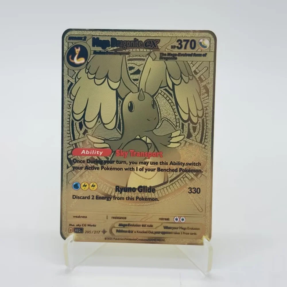 Cartes Pokémon Métal Hyper Rare – Dracaufeu & Dragonite