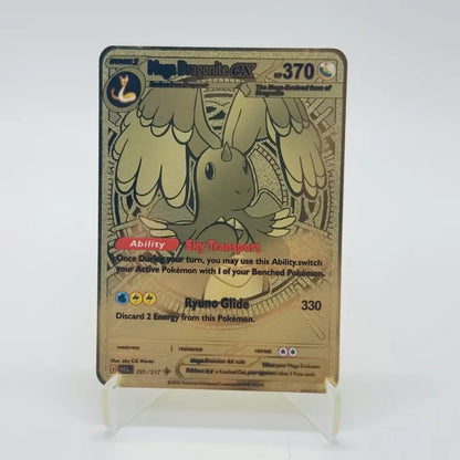 Cartes Pokémon Métal Hyper Rare – Dracaufeu & Dragonite