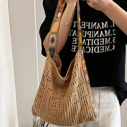 Sac Crochet Bohème Femme – Sac Tendance Printemps Été