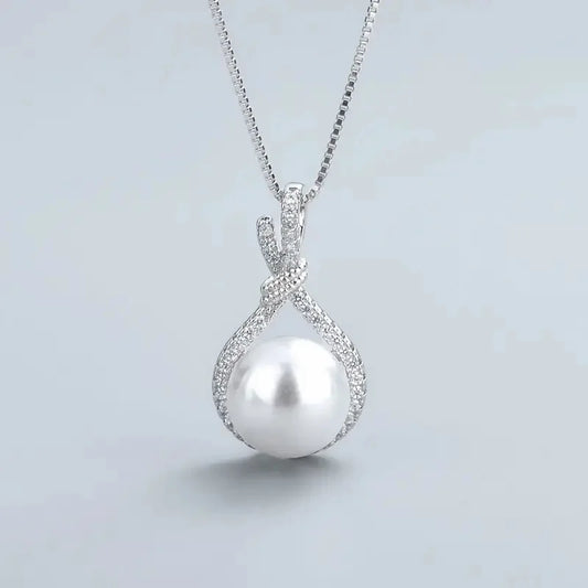 Collier Goutte Perle Argent – Pendentif Élégant Femme