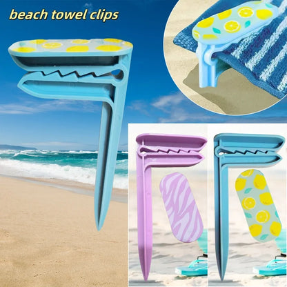 Clips Serviette Plage 1 à 4 pcs – Tente, Drap, Tapis & Camping