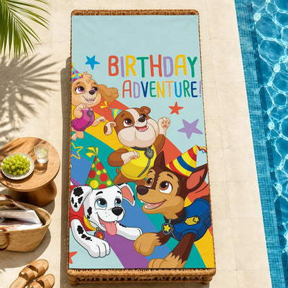 Serviette Enfant Motif Chien Dessin Paw Patrol – Plage, Bain & Piscine