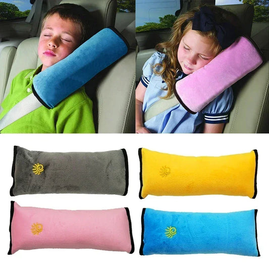 Coussin ceinture enfant – Soutien tête & sommeil voiture