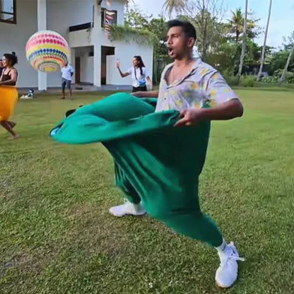 Pantalon Jeu de Lancer Familial – Attrape-Balles Drôle pour Jardin & Fêtes