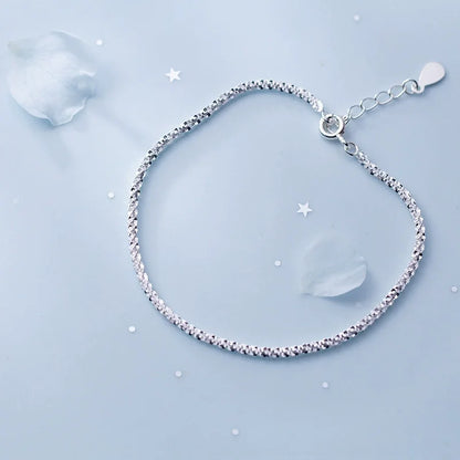 Bracelet Cœur Femme Argent 925 Style – Zircon Élégant