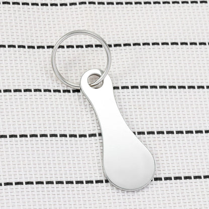 3/6PCS Jeton caddie porte-clés métal – lot pratique anti-oubli