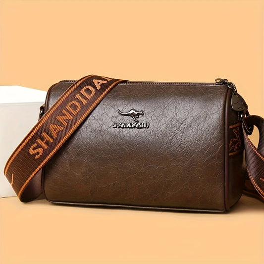 Sac Bandoulière Femme Cuir – Multi Compartiments Chic