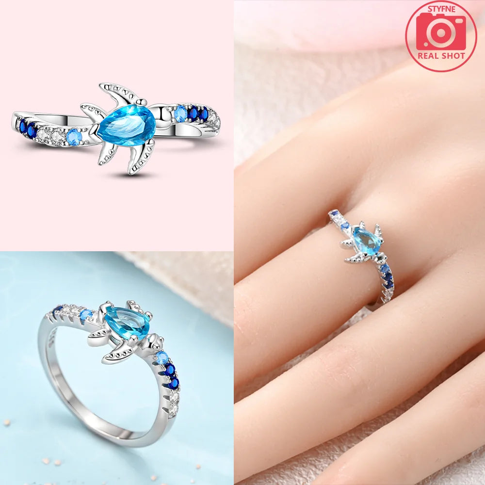 Bague Cœur Zircon Argent 925 – Élégante & Tendance Femme