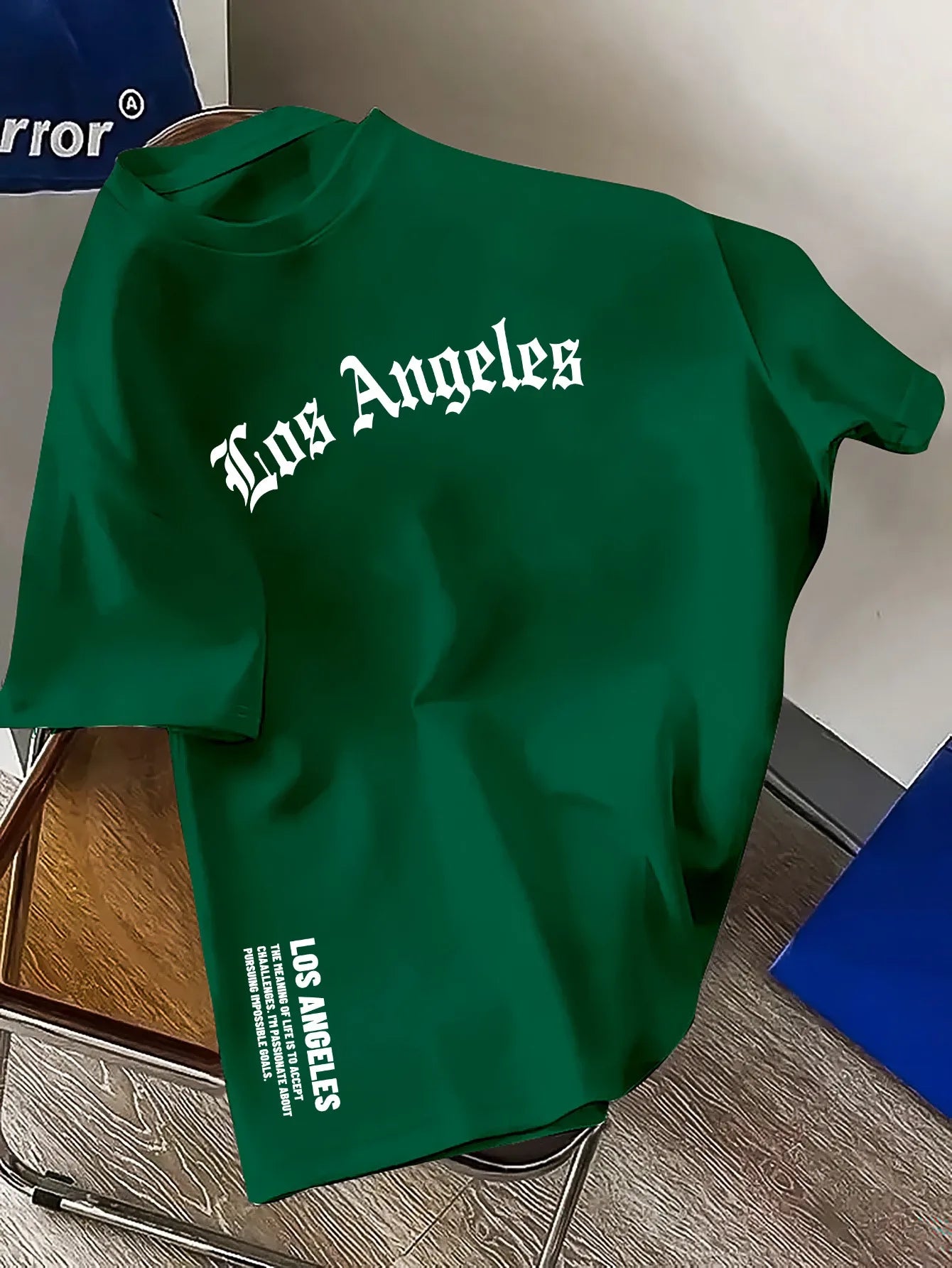 T-shirt Homme Los Angeles en Coton – Coupe Ample Casual & Confortable