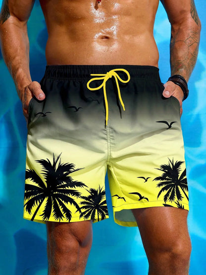 Short de Bain Homme Palmier – Léger, Respirant & Style Vacances