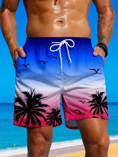 Short de Bain Homme Palmier – Léger, Respirant & Style Vacances