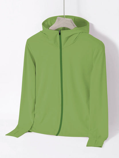 Veste UV Femme Ice Silk UPF 50+ – Légère, Zippée & Respirante