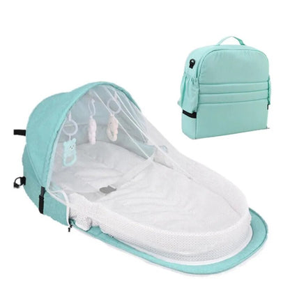 Nid pour bébé ,enfants portable, lit de voyage CPull avec moustiquaire, berceau pliable pour nouveau-né, panier de couchage pour bébé