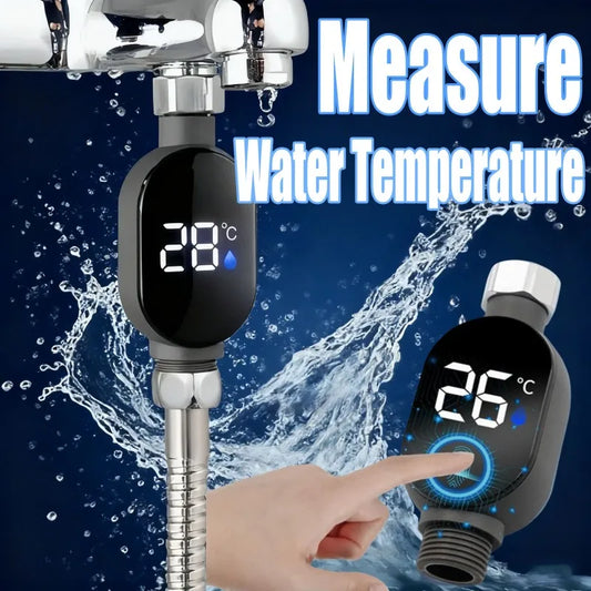 Thermomètre de Douche LED – Affichage Température Eau Précis