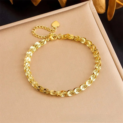 Bracelets chic avec pendentif– Acier Titane