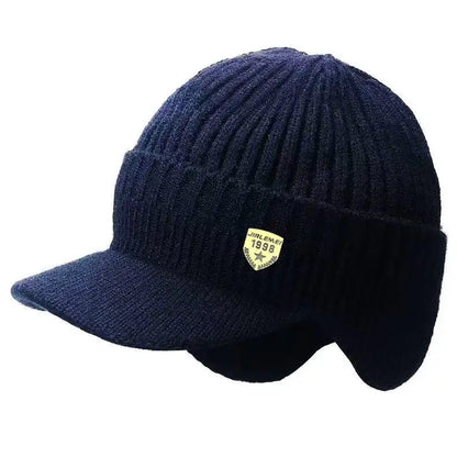 🧢 Bonnet d’hiver homme – chaud, tricoté & protège-oreilles
