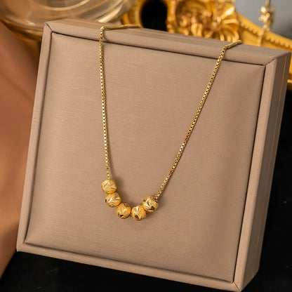 Collier Choker Femme Doré en Acier Inoxydable