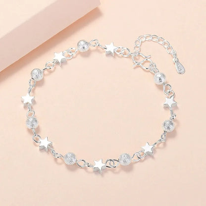 Bracelet Cœur Femme Argent 925 Style – Zircon Élégant