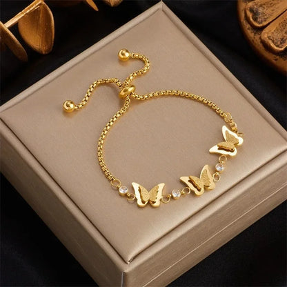 Bracelets chic avec pendentif– Acier Titane