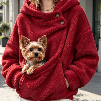 Sweat Kangourou à Poche pour Chat&Chien – Hoodie à Capuche