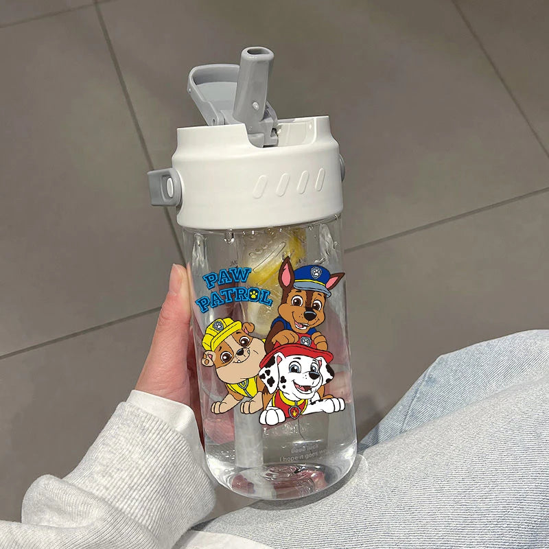 Gobelet Enfant avec Paille – Gourde Portable Motif Paw Patrol