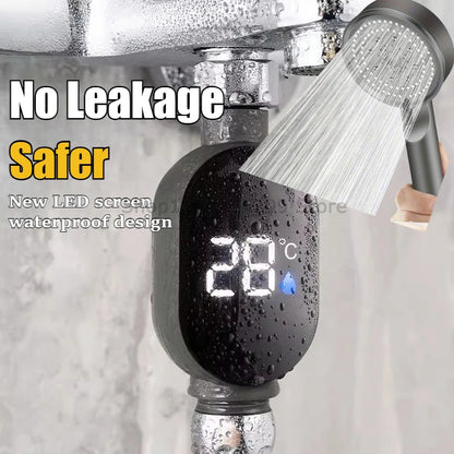 Thermomètre de Douche LED – Affichage Température Eau Précis