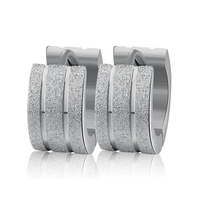 Boucles d’Oreilles Créoles Dorées Femme – Acier Inoxydable