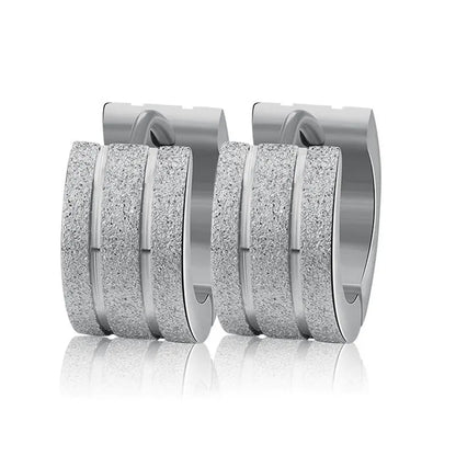 Boucles d’Oreilles Créoles Dorées Femme – Acier Inoxydable