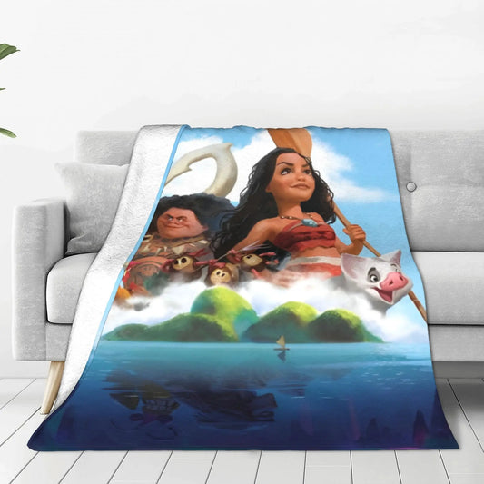 Couverture Moana Maui Flanelle Chaude – Enfant, Canapé, Déco