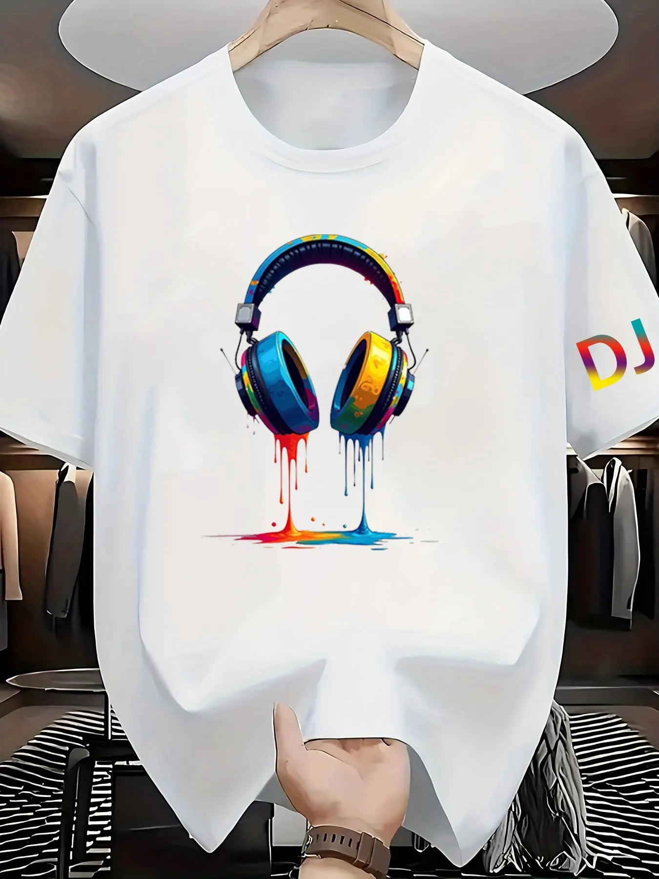 T-shirt DJ Musique Unisexe – Léger, Respirant & Séchage Rapide