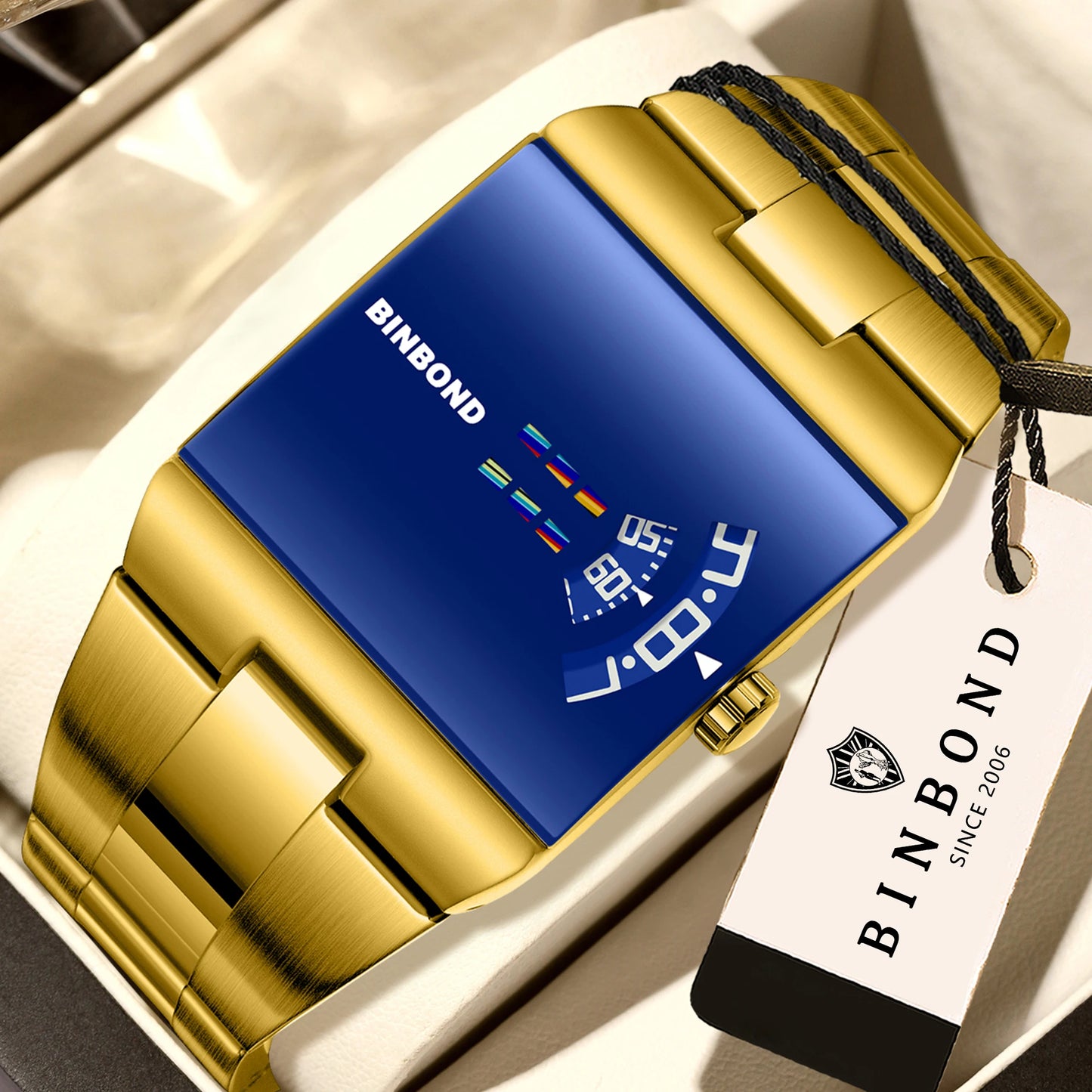 Montre Homme Quartz – Bracelet Acier, Style Sport & Business