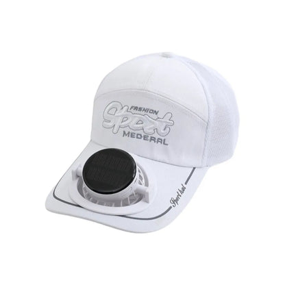 Casquette Ventilateur Solaire & USB Rechargeable – Été & Extérieur