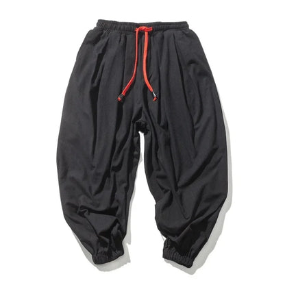 Pantalon Harlan Homme 🧘‍♂️ Style Chinois & Japonais – Confort Ice Silk