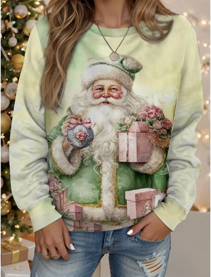 Sweat de Noël Femme 🎄 Col Rond | Confort Style Hiver