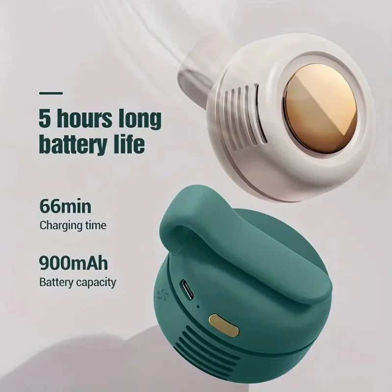 Mini Ventilateur Portable à Clipser – Sans Pales Apparentes, 3 Vitesses