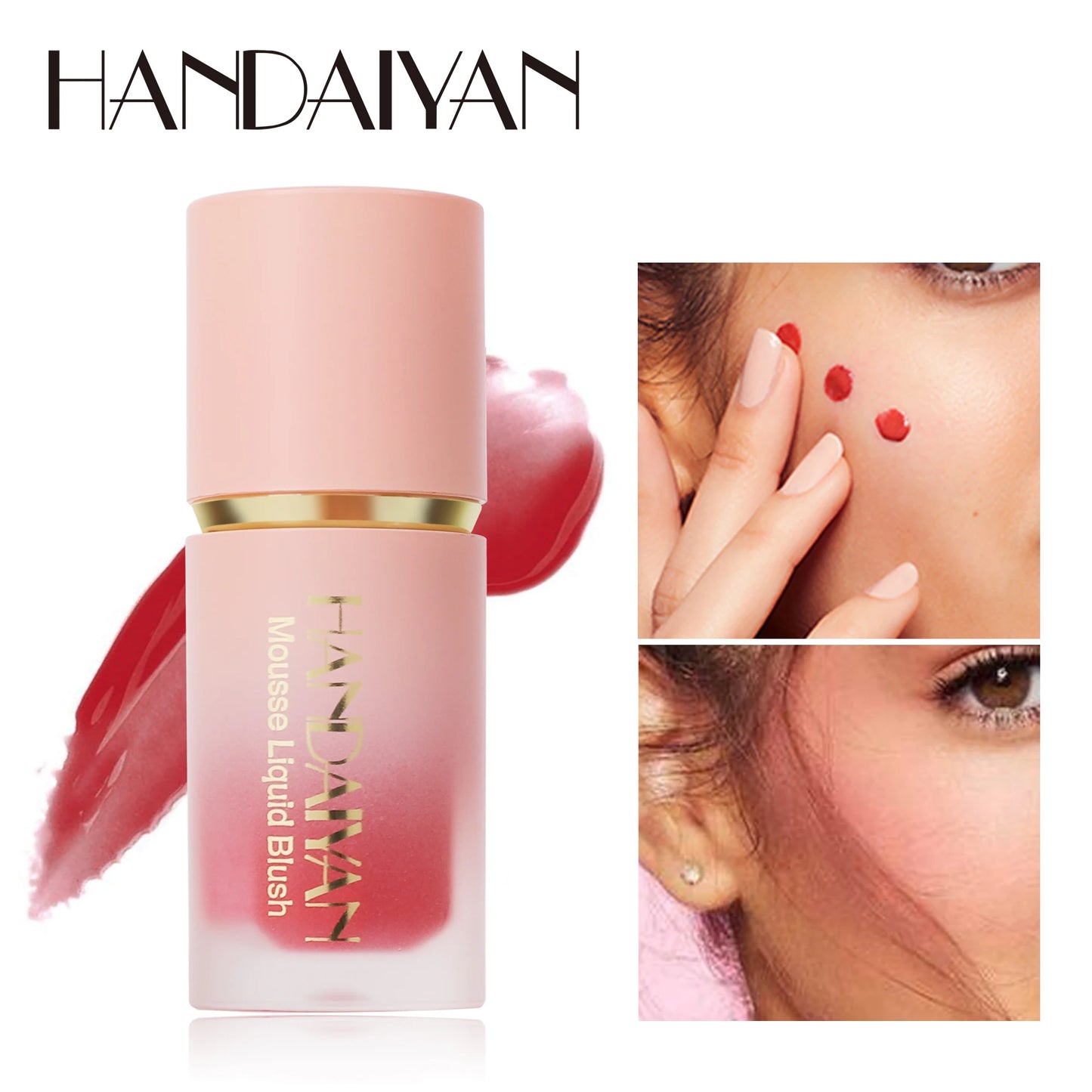 Blush Liquide Mat Waterproof – 6 Couleurs Longue Tenue