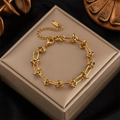 Bracelets chic avec pendentif– Acier Titane