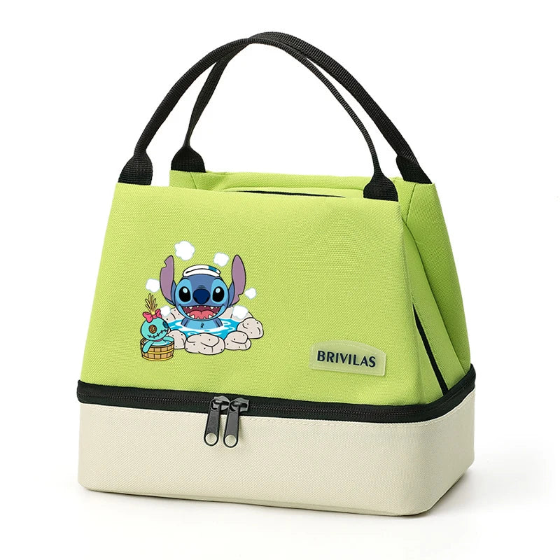 Sac Repas Stitch Isotherme Pliable – Déjeuner Bureau École Pique-nique