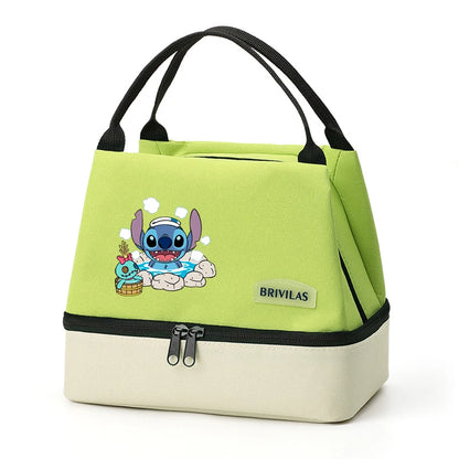 Sac Repas Stitch Isotherme Pliable – Déjeuner Bureau École Pique-nique