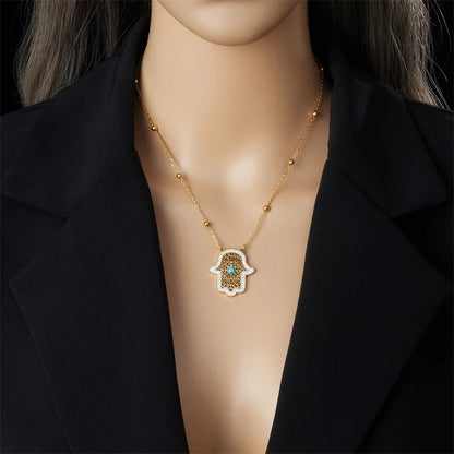 Parure Plaqué Or Bijoux Femme - Collier & Boucles