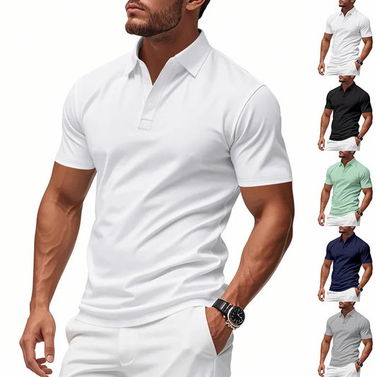 Polo Homme Séchage Rapide Respirant – T-shirt Golf Été