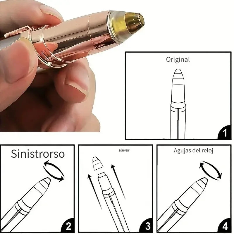 Tondeuse Sourcils Électrique – Épilateur Visage USB