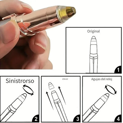 Tondeuse Sourcils Électrique – Épilateur Visage USB