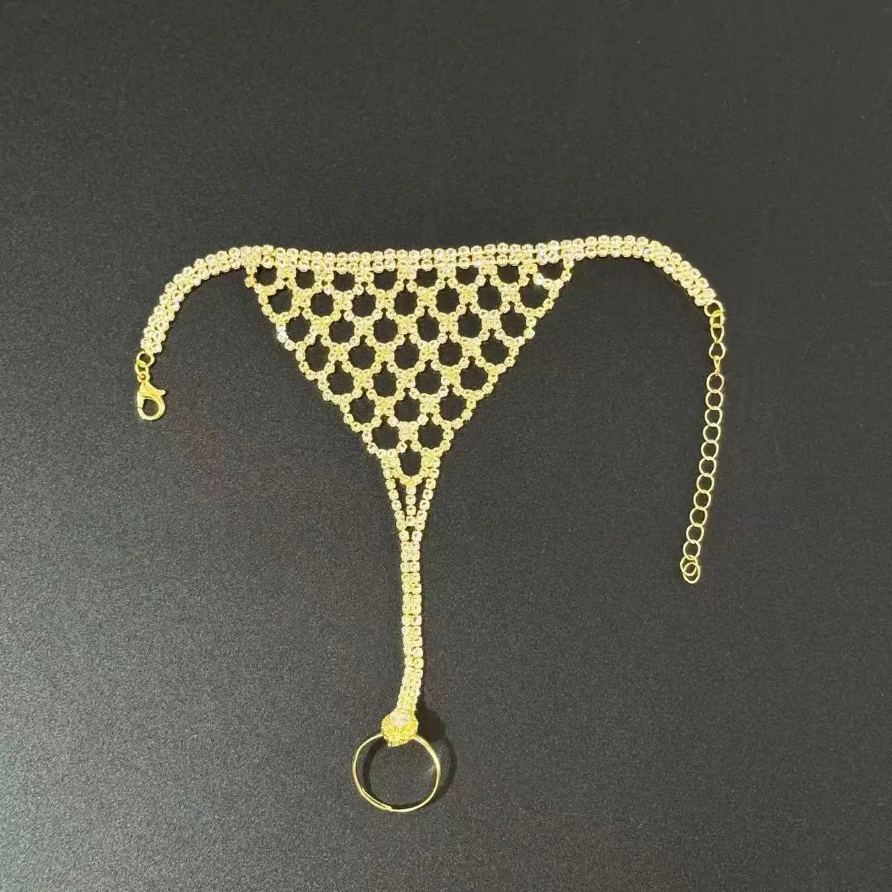 Chaîne de Main – Bracelet Doigt Élégant Luxe