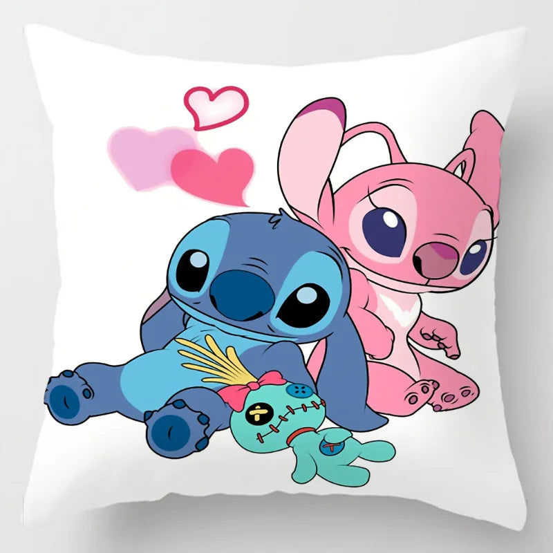 Taie d’Oreiller Stitch Double Face – Housse Kawaii pour Enfants