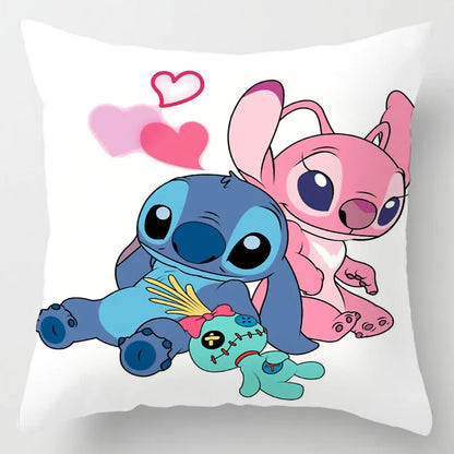Taie d’Oreiller Stitch Double Face – Housse Kawaii pour Enfants