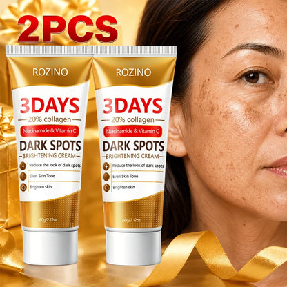 Crème Éclat Pores & Taches – Niacinamide, Vitamine C & Collagène