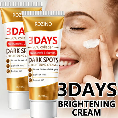 Crème Éclat Pores & Taches – Niacinamide, Vitamine C & Collagène